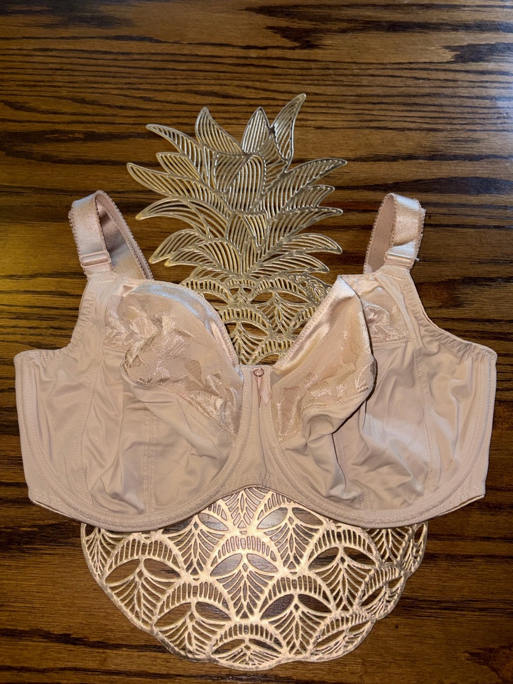Fantasie 5-pc cups minimizer high gore boob separating underwire unlined bra